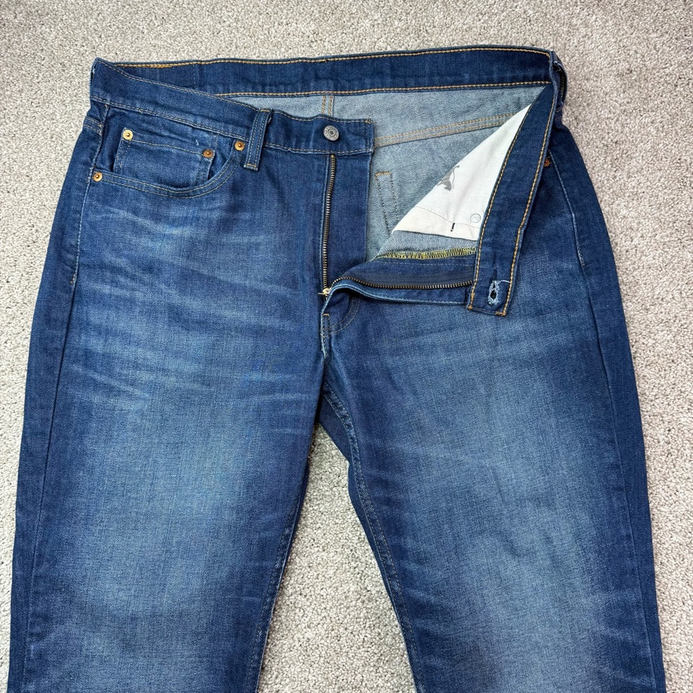 Levi's 514 Straight Fit Jeans Men's W36 L29‎ Dark Wash Denim